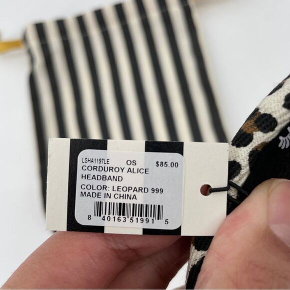 ~Lele Sadoughi Women’s Animal Print Headband w/Pouch NWT - Picture 5 of 7